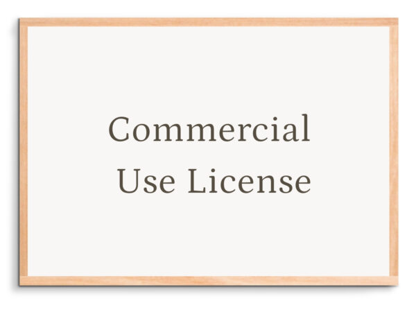 Commercial Use License - Digital Photography