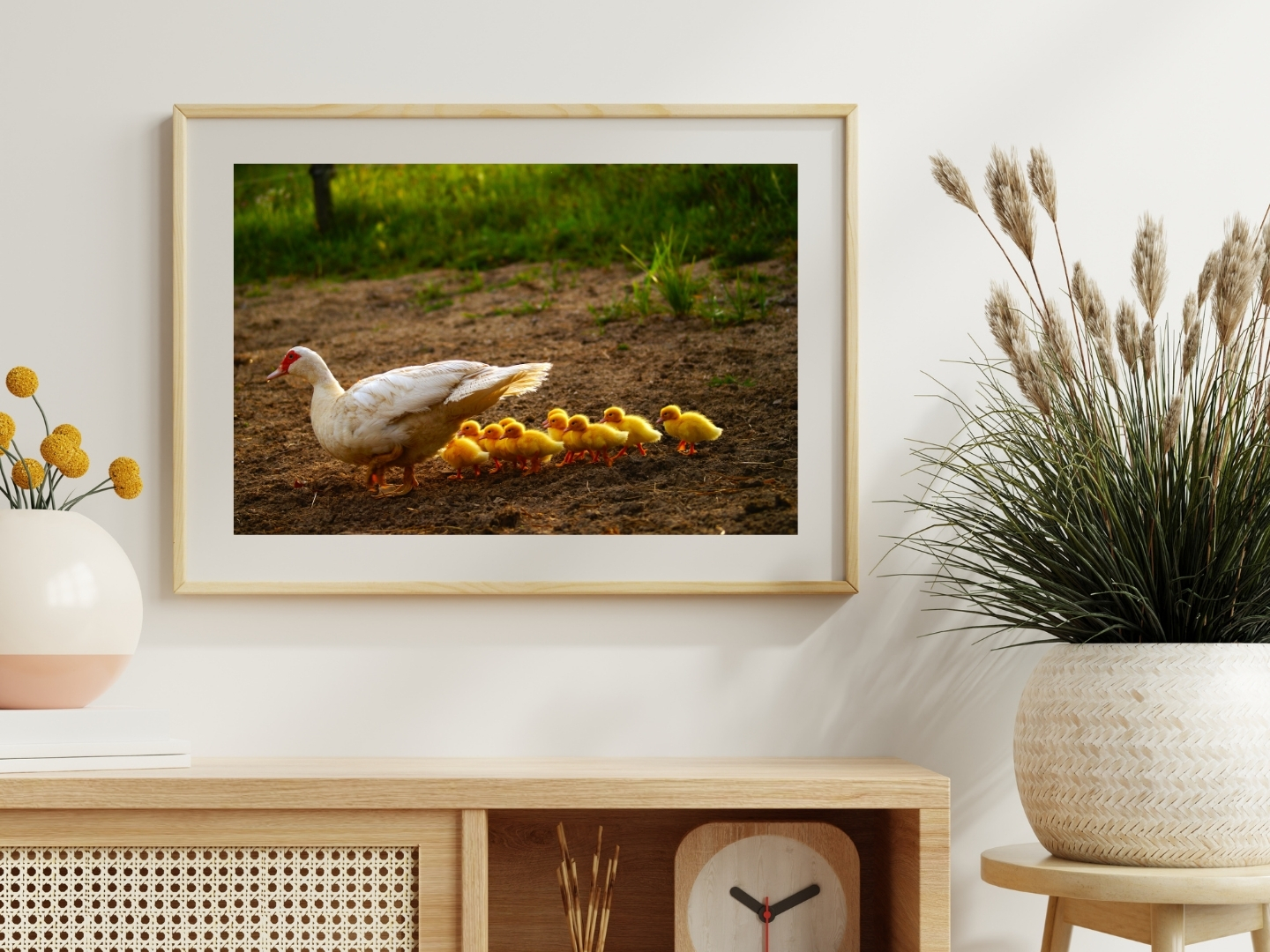 Downy Duckling Parade - Floral Photography Digital Print - Image 2
